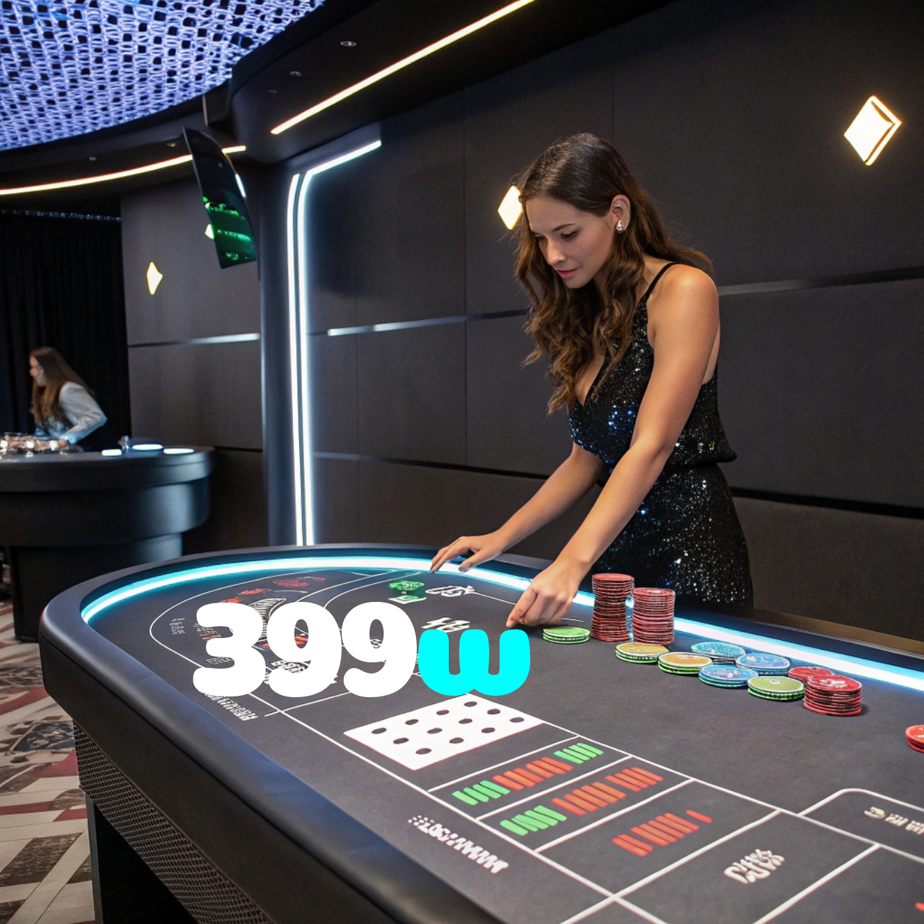 399w