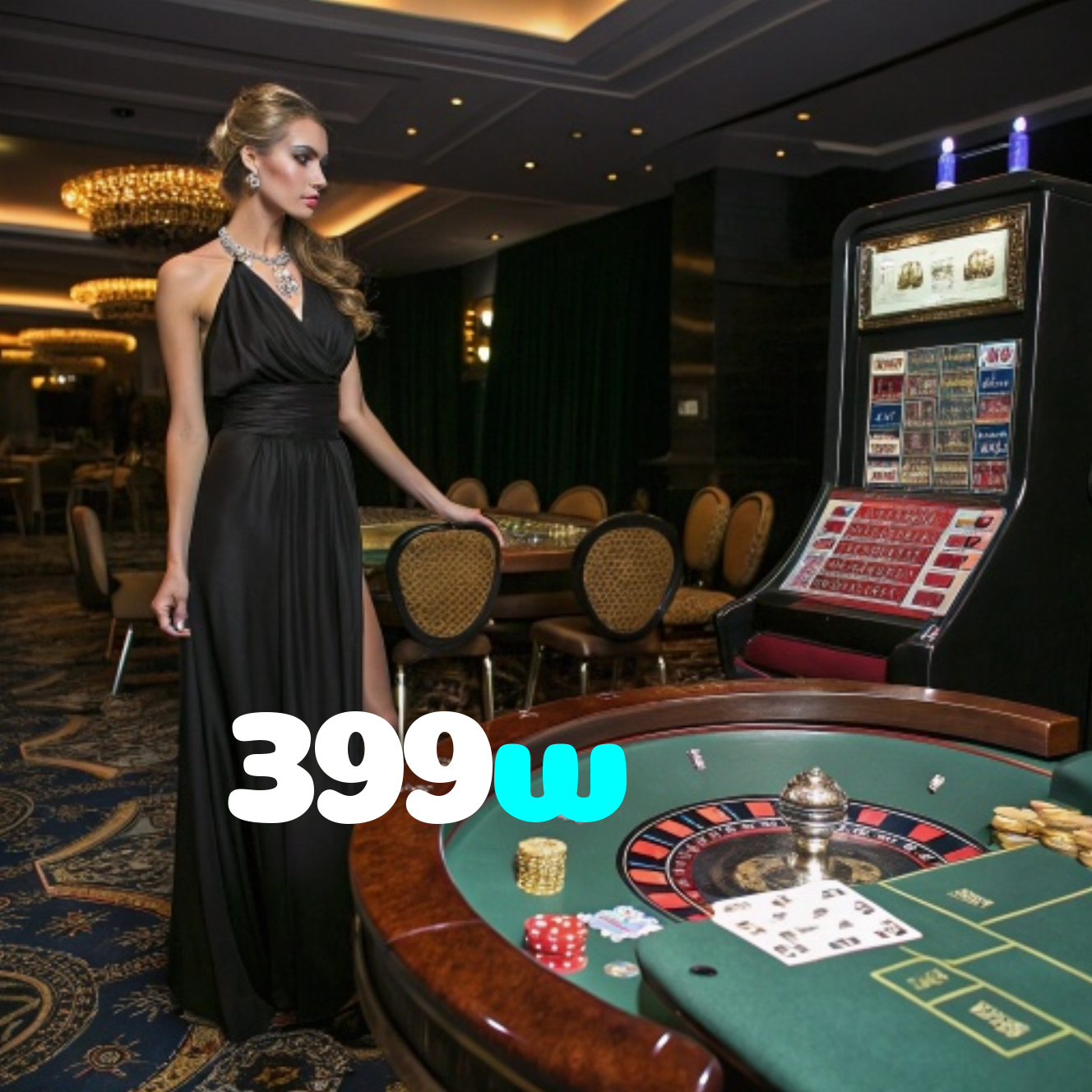 399w