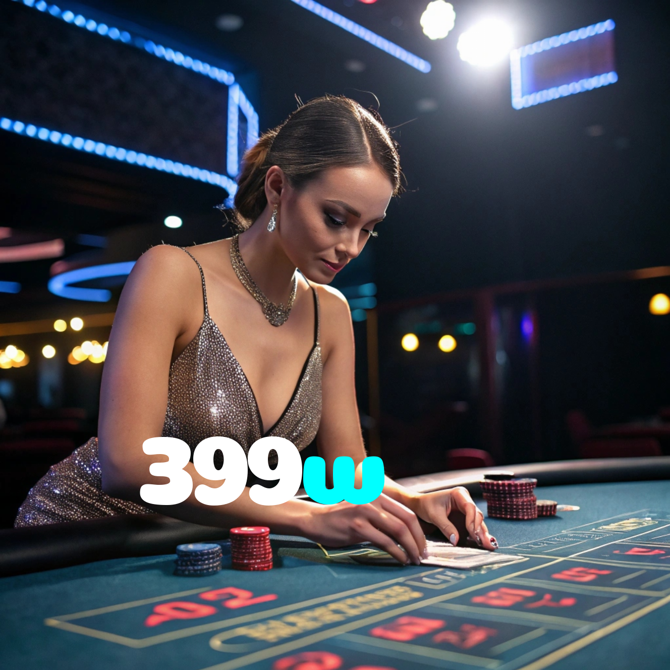 399w