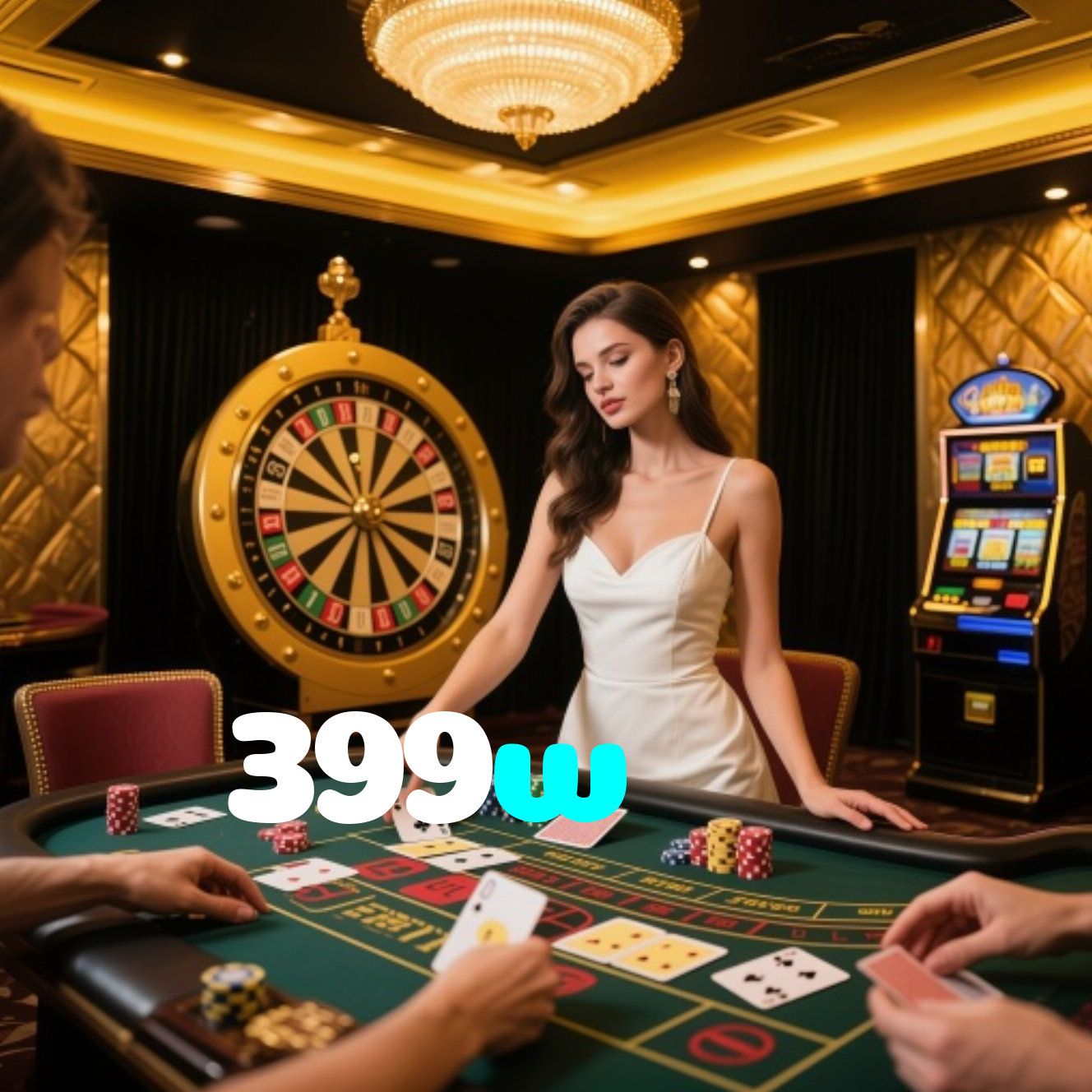 399w