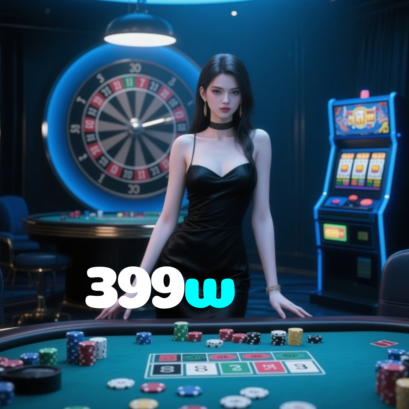 399w