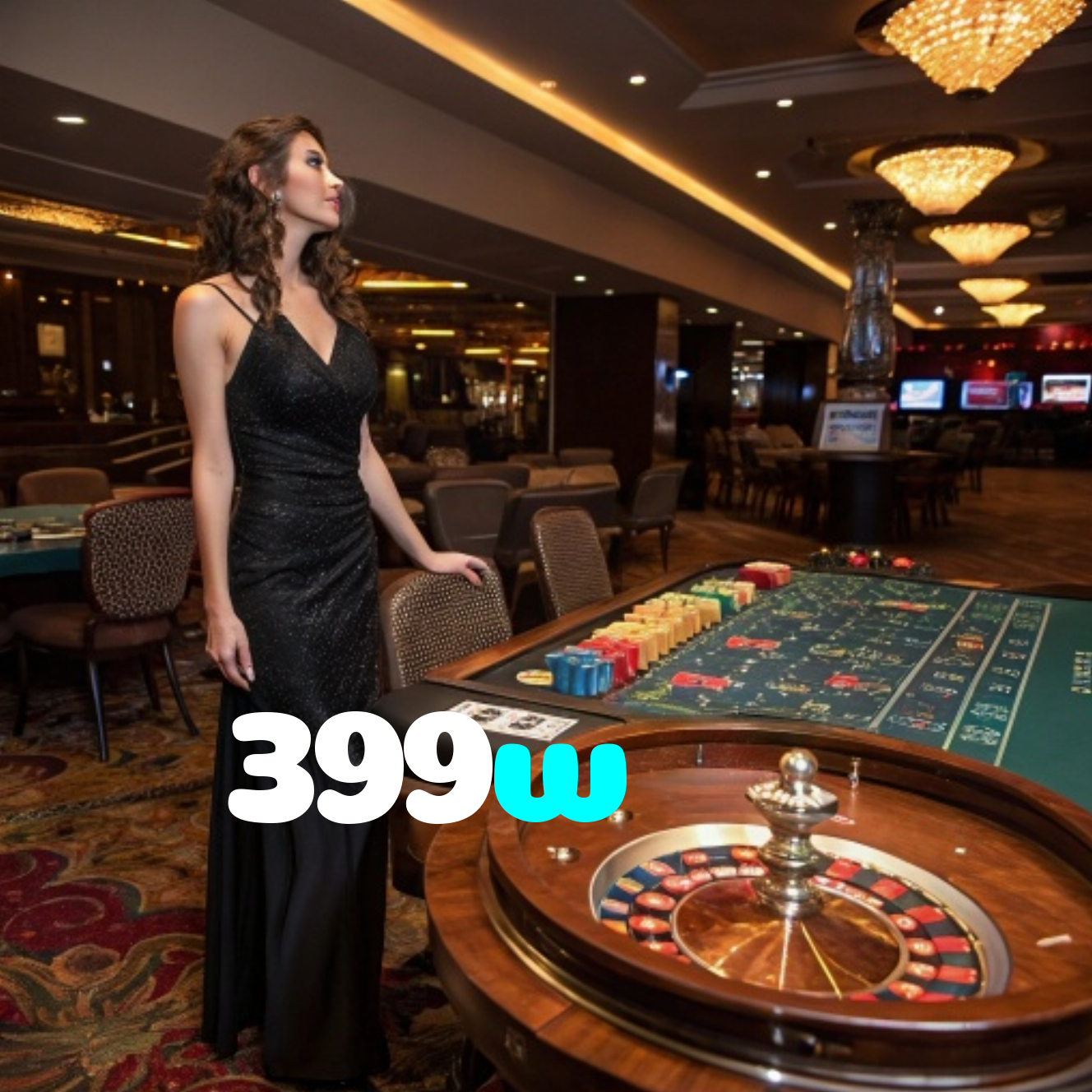399w