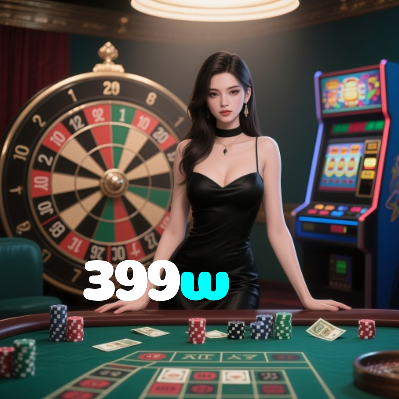 399w