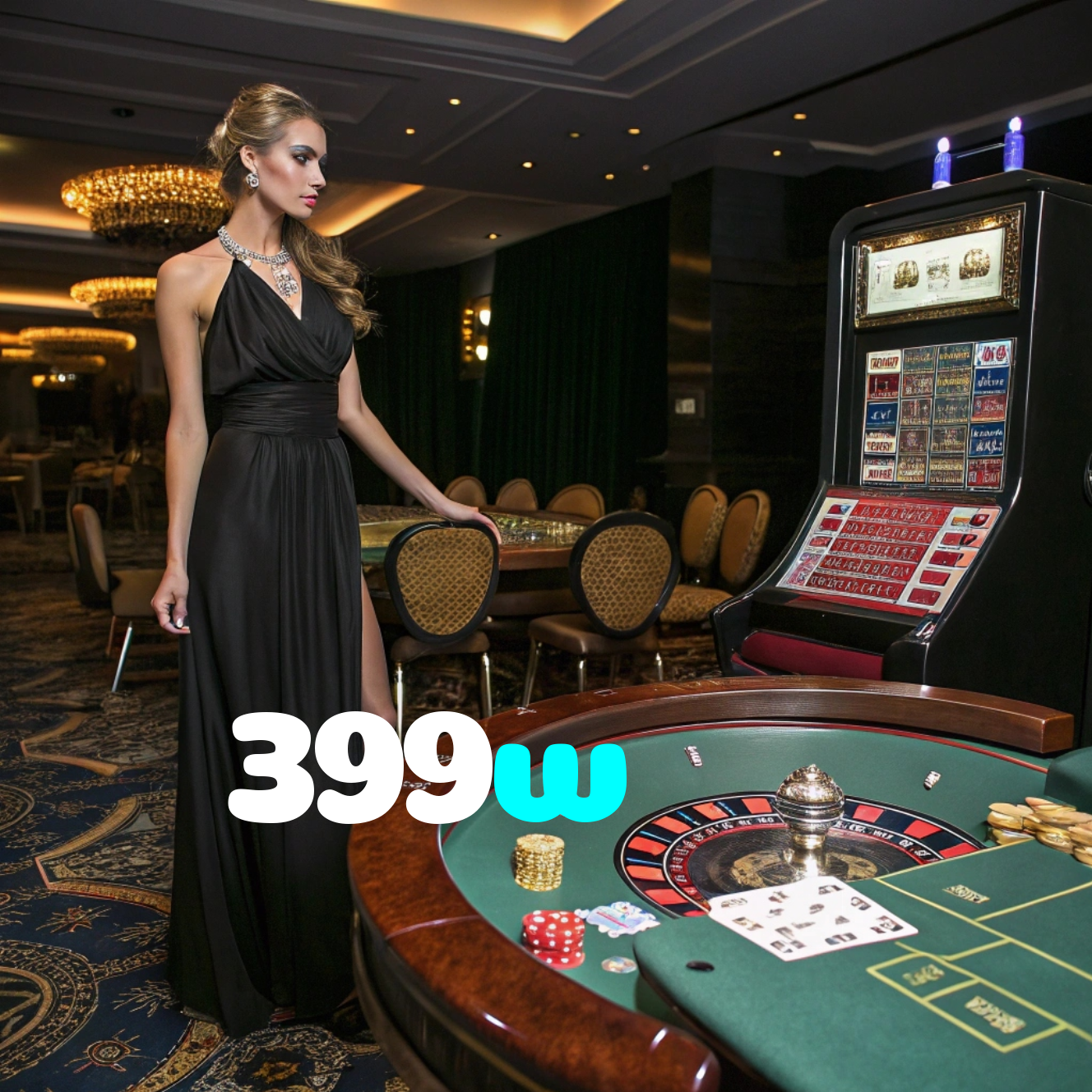 399w