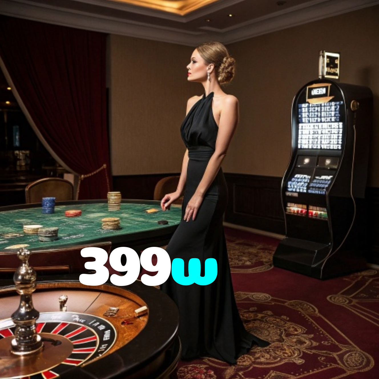 399w