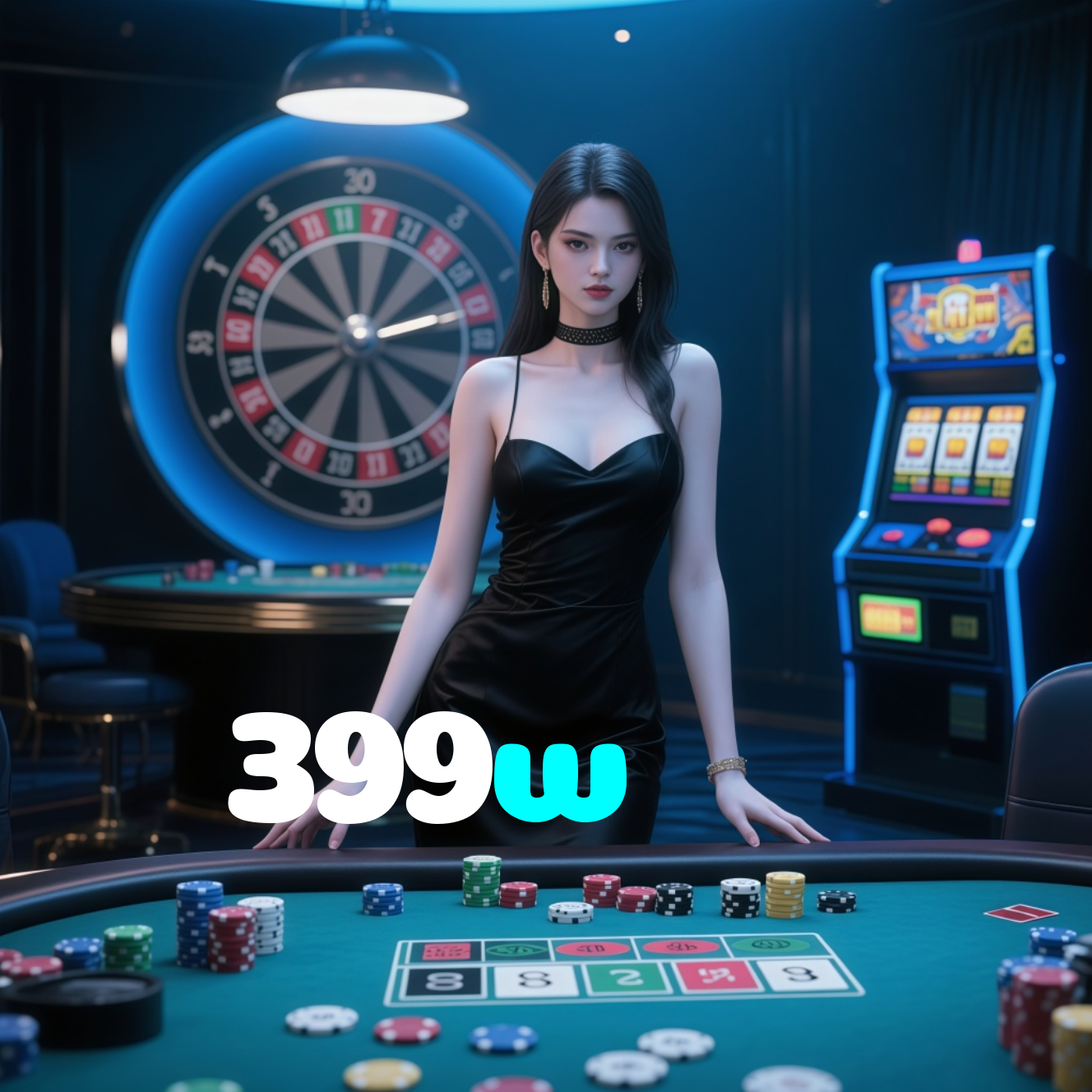 399w