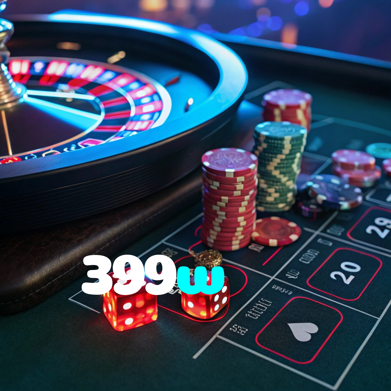 399w