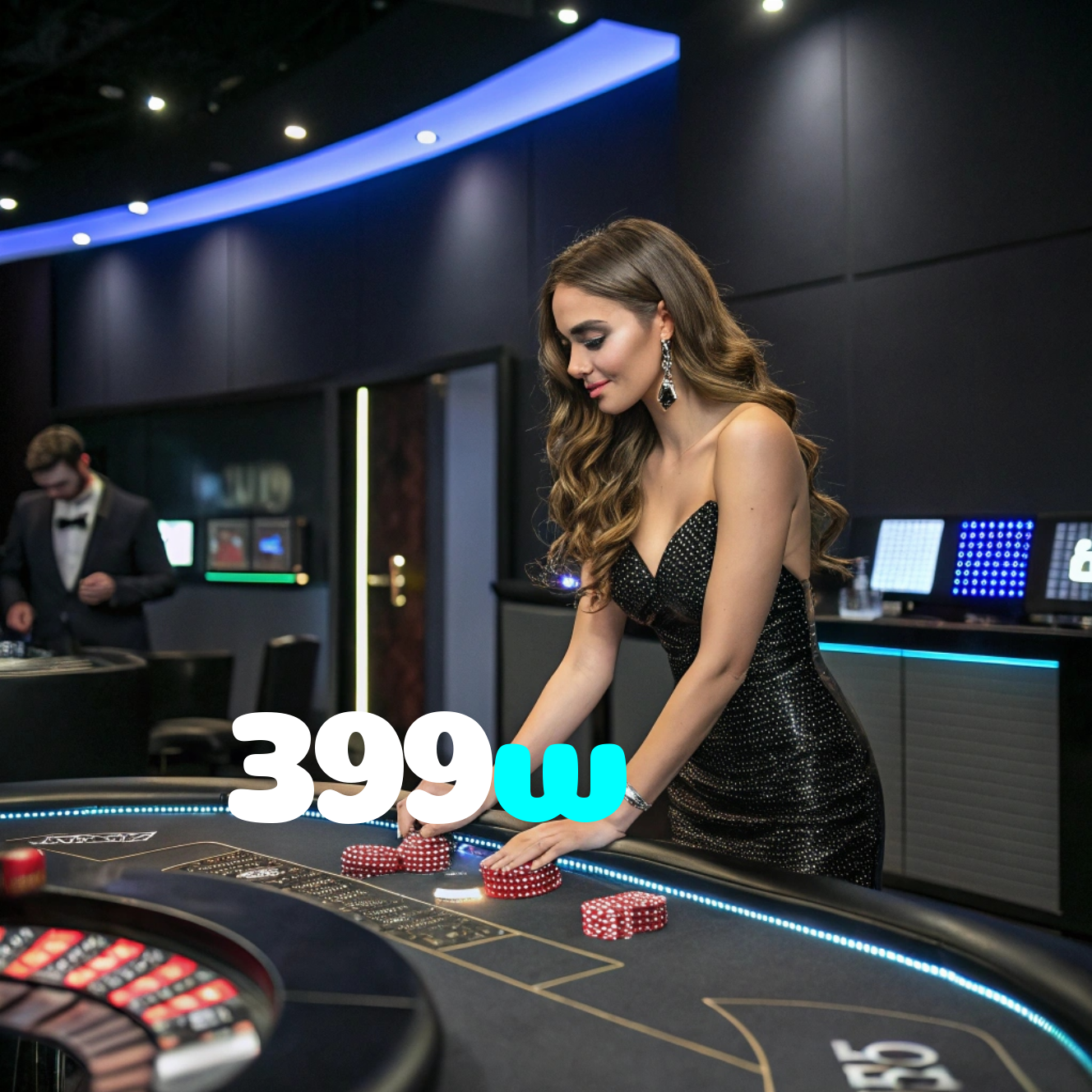 399w