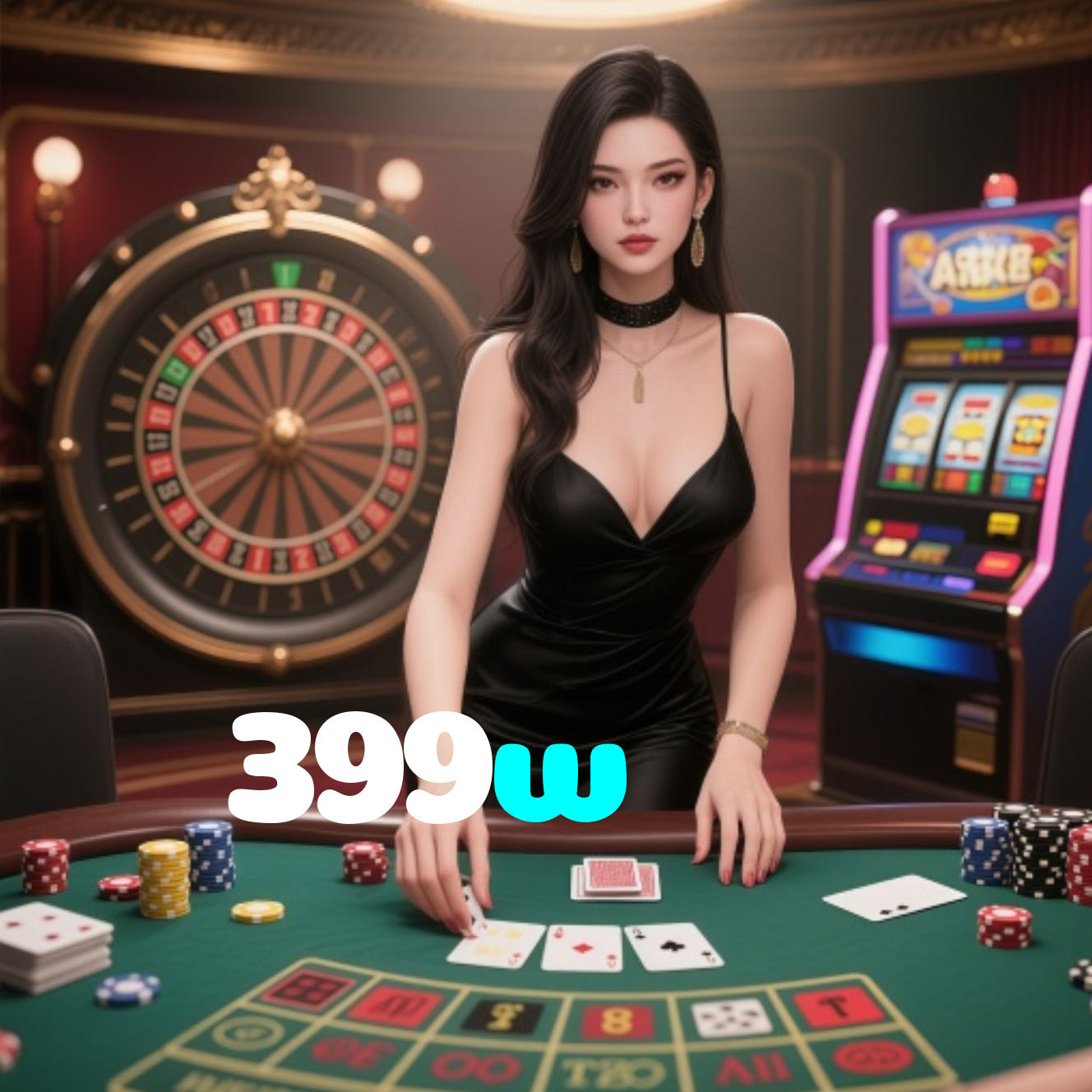 399w