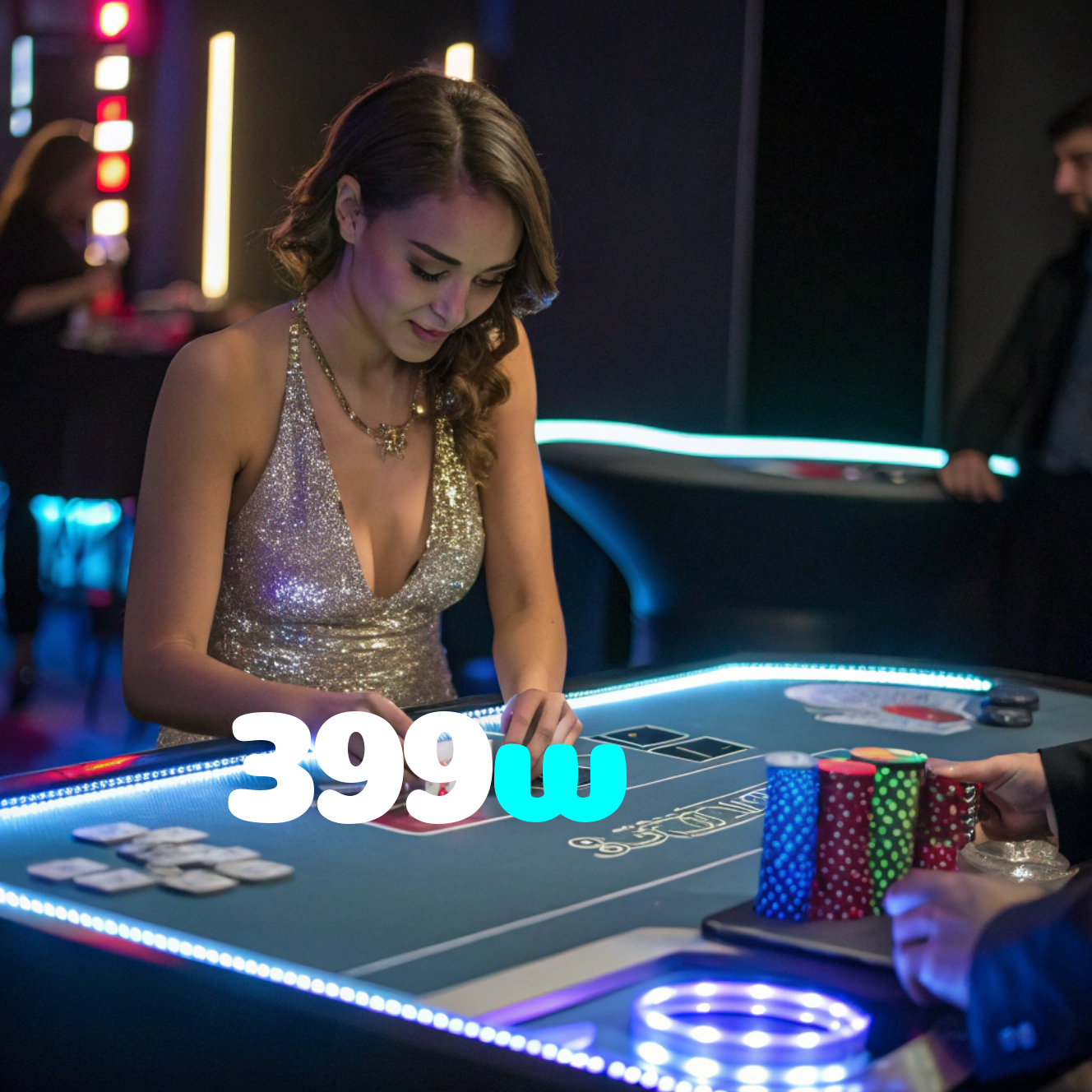 399w
